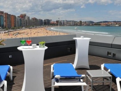 Hotel Abba Playa Gijon - noclegi przy plaży