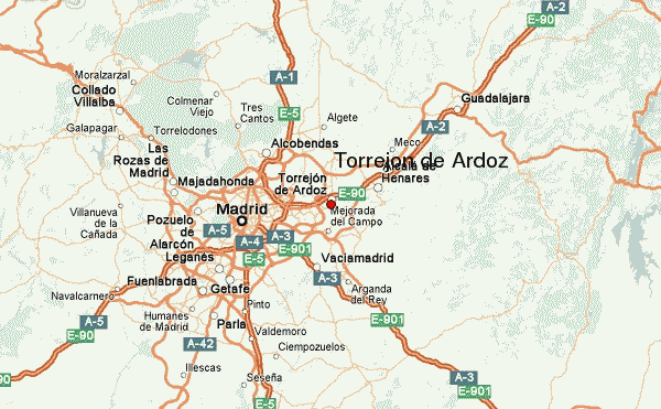 TORREJON-DE-ARDOZ-MADRYT-MAPA