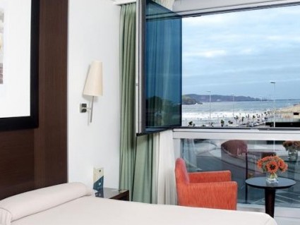 Hotel Abba Playa Gijon - noclegi przy plaży